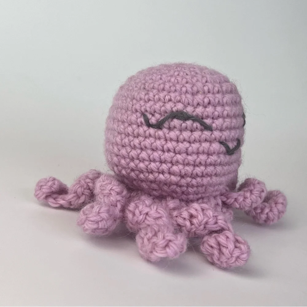 Octopus Cat Toy Organic Catnip Wool